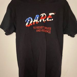 D.A.R.E T SHIRT size small UNISEX